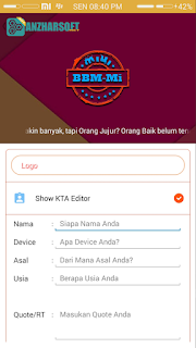 BBM MI- BBM Mod Android dengan Style Ala BBM MIUI