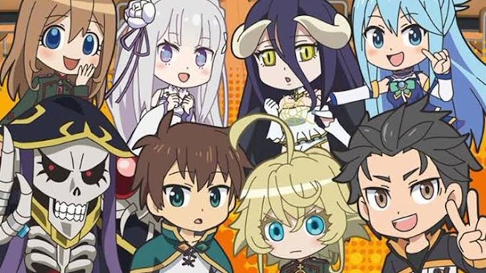 [REVIEW 3 EPISODE] Isekai Quartet, Menggabungkan Empat Anime Isekai Sekaligus
