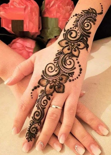 easy mehndi designv