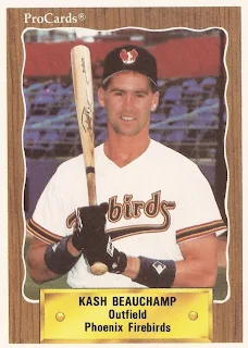 Kash Beauchamp 1990 Phoenix Firebirds card