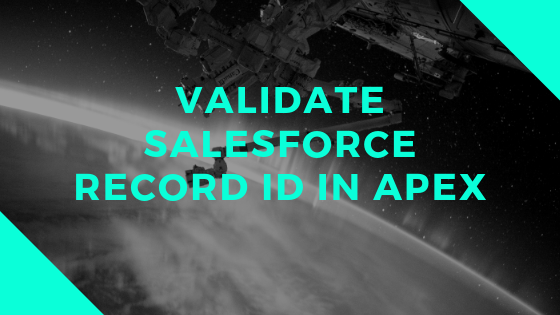 Validate Record Id in Apex