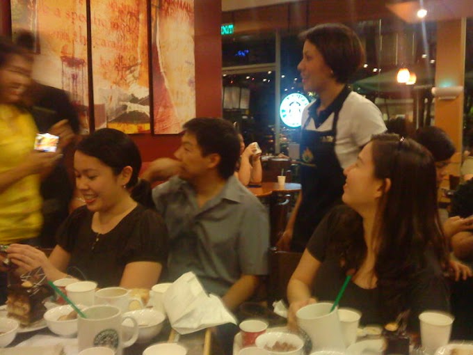 Starbucks Rockwell drive event with SPOT.PH community members