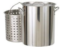 Bayou Classic Stainless Steel Steel Stockpot