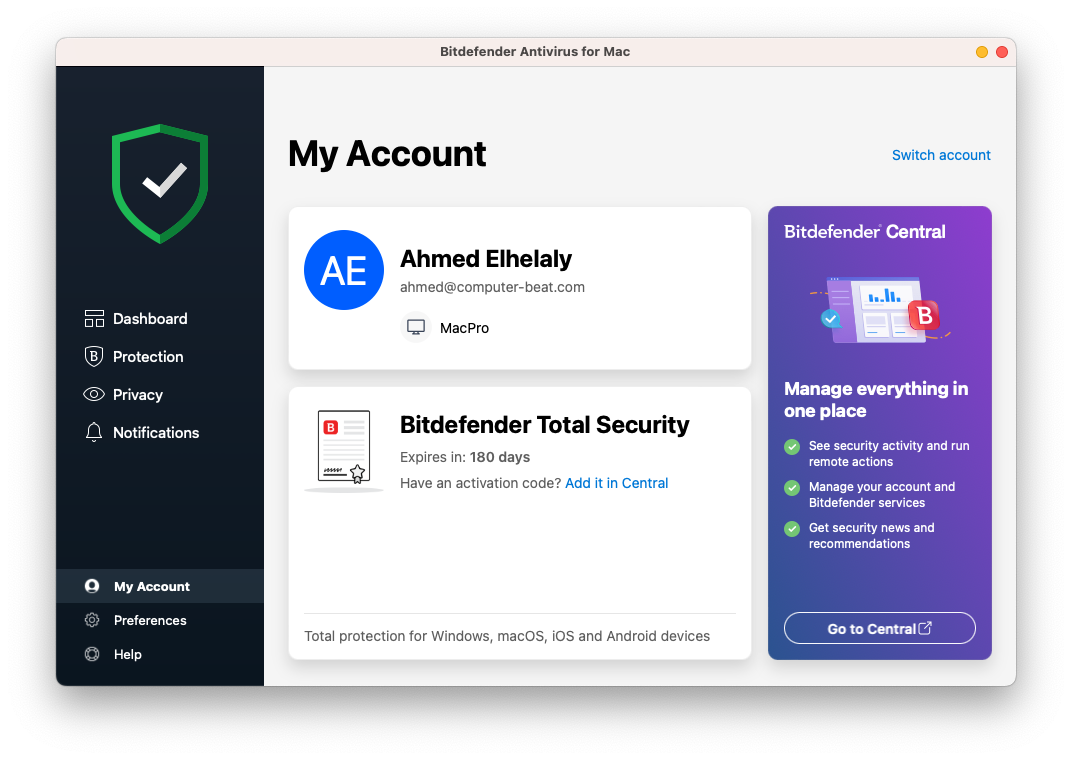 أحصل على Bitdefender Total Security 2023 لمدة ستة أشهر مجاناً