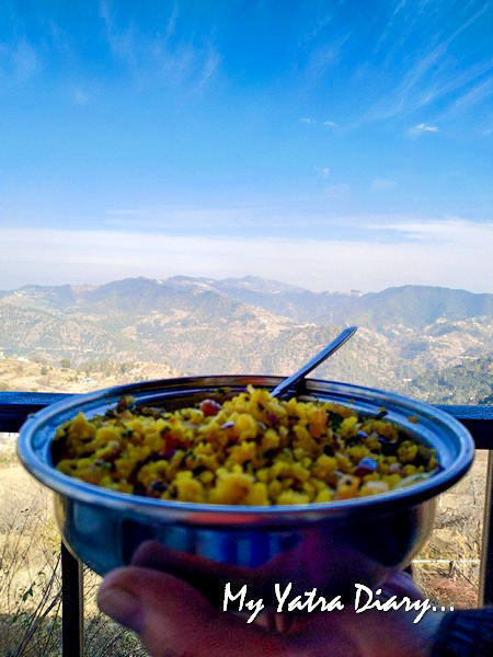 Breakfast at Rosewood Dhanachuli Retreat, Uttarakhand