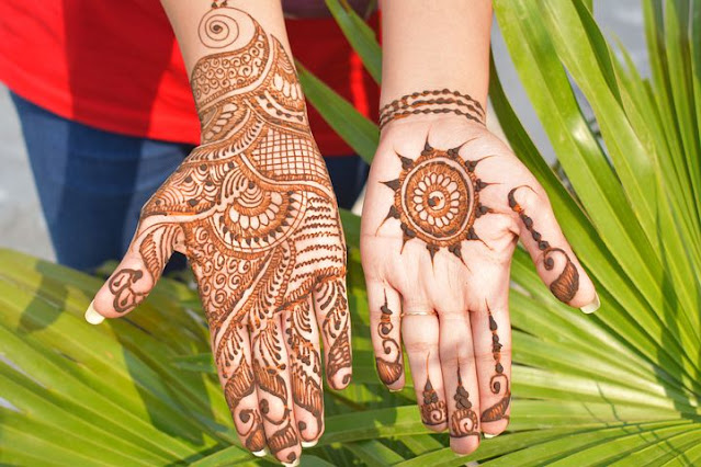 Simple mehndi design