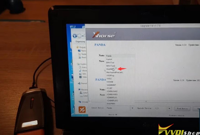 Update Xhorse VVDI Mini OBD Tool via PC 3