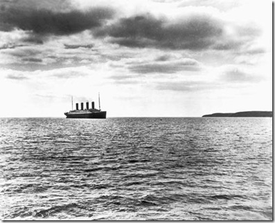 Titanic arriving off Cork Head