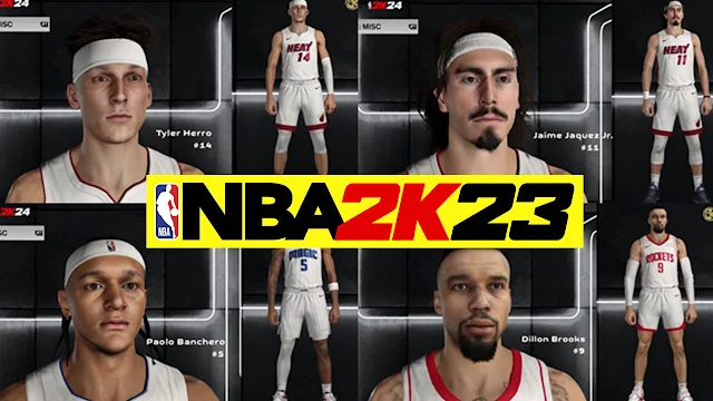 NBA 2K24 Realistic Cyberfaces & Body Updates for 2K23