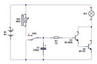 Transistor As a timer circuit