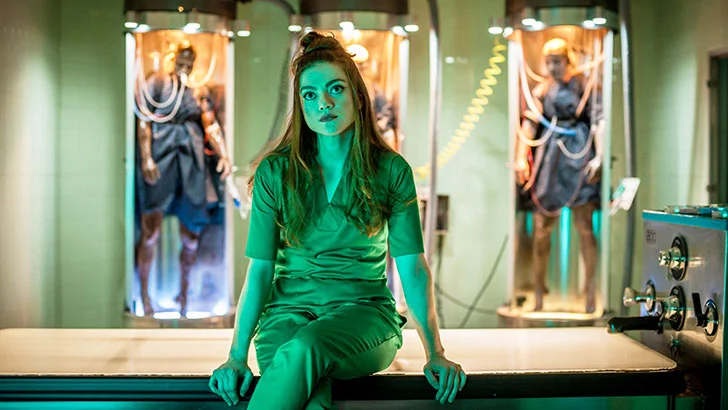 Bella Ortiz como Micah no filme 'Pânico Americano', de Diego Hallivis