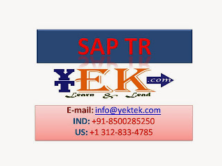SAP TR Training
