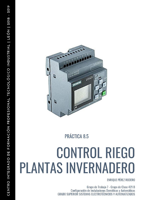 Control de Riego Plantas Invernadero | Programación LOGO | Riego Automático + Manual