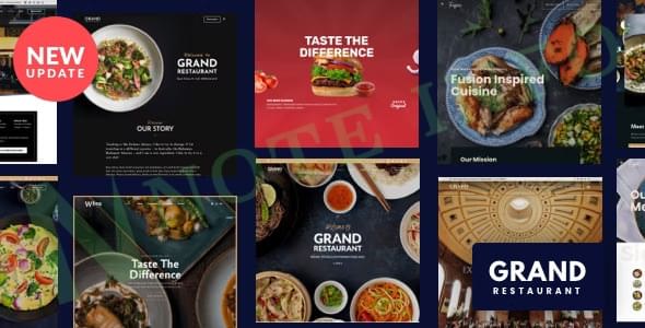 Grand Restaurant - wordpress website theme