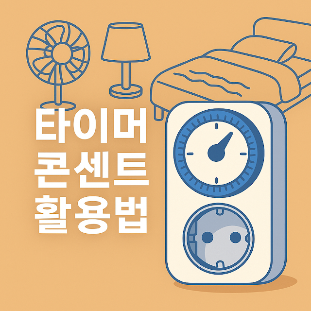 타이머 콘센트 하나로 집안이 달라졌어요