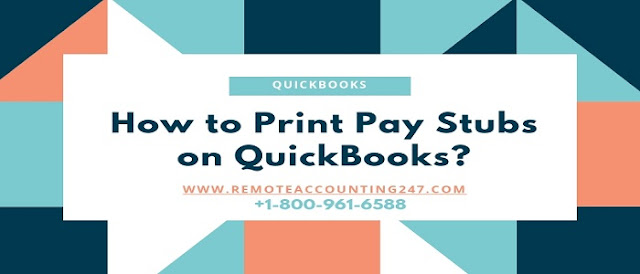 QuickBooks online Pay Stubs