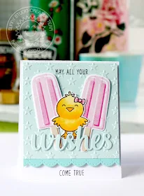 Sunny Studio Stamps: Perfect Popsicles Well Wishes Popsicle Card by Karin Akesdotter