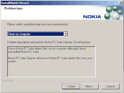 Nokia PC Suite Cleaner для пакета PC Suite