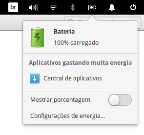 Imagem: Notificação de aplicativos que utilizam muita bateria.