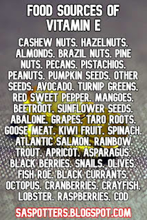 Food sources of Vitamin E