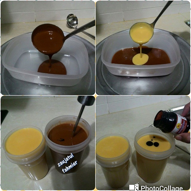 Resepi Puding Marble Coklat Susu Meletop!! By Zaujatul 