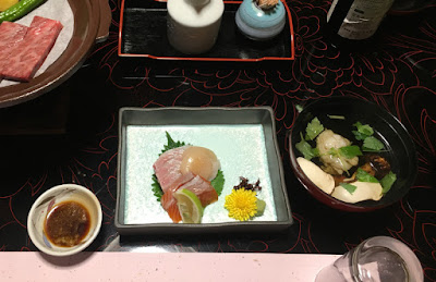 富士乃湯旅館の夕食・中盤