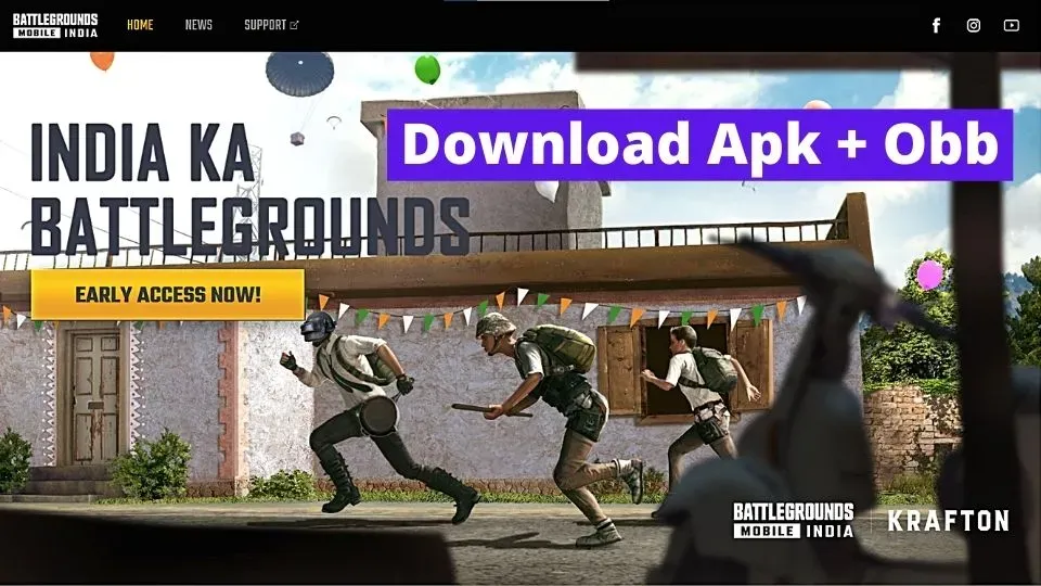 Download Battlegrounds Mobile India Beta BGMI APK OBB