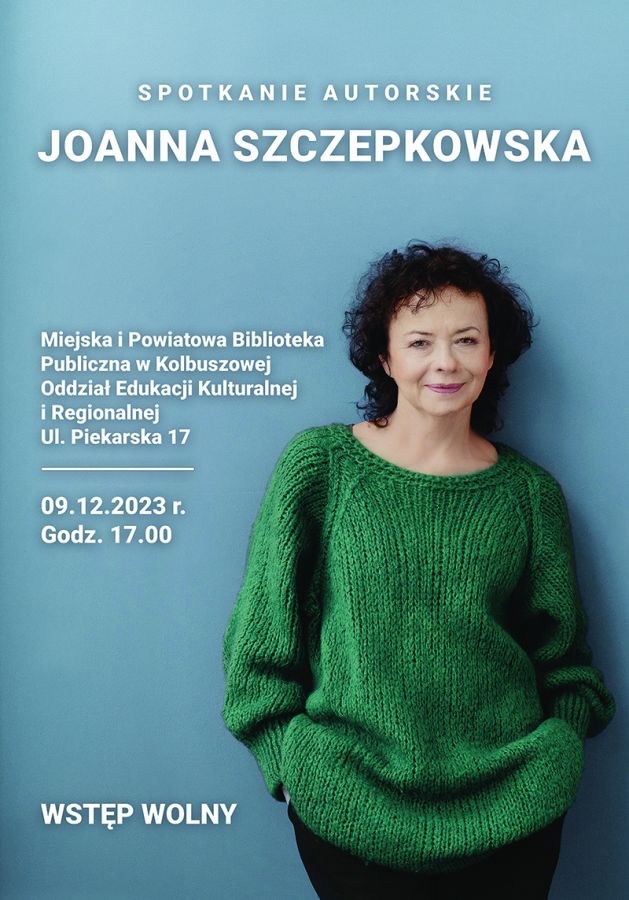 Joanna Szczepkowska w Kolbuszowej - plakat. 