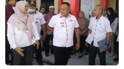 Bupati Lamsel Monitoring Persiapan Lomba Desa Tingkat Propinsi 2023 di Kecamatan Palas