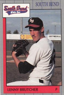 Len Brutcher 1990 South Bend White Sox card