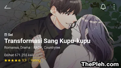 Transformasi Sang Kupu-kupu Webtoon