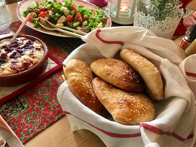 Greek yogurt based lavash bread