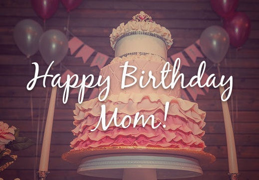 Happy Birthday cake images for mom