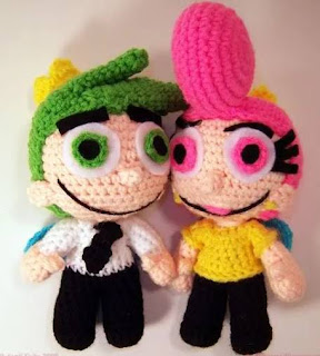 PATRON GRATIS COSMO Y WANDA | LOS PADRINOS MAGICOS AMIGURUMI 355