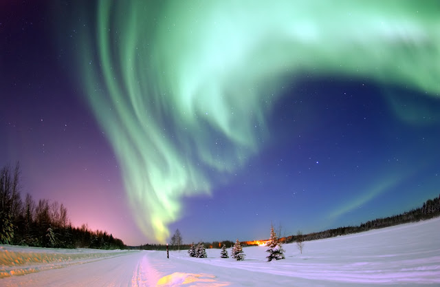 Polarlicht 2 من أروع المشاهد الطبيعية ، ظاهرة الشفق القطبي