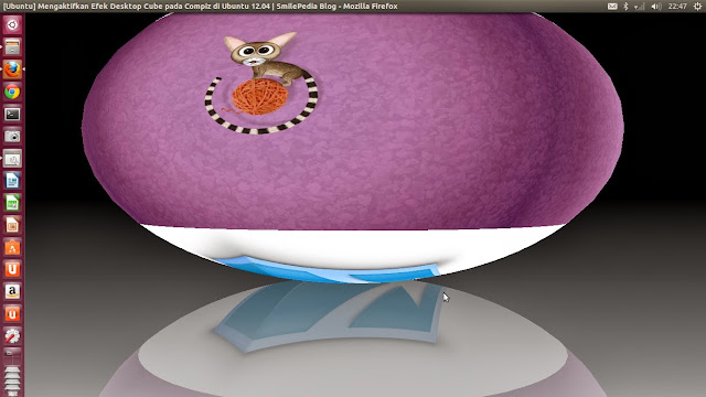 Mengaktifkan Compiz 3D Desktop Cube di Ubuntu 13.04