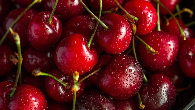 Cerejas Fruta Rica em Nutrientes Antioxidantes