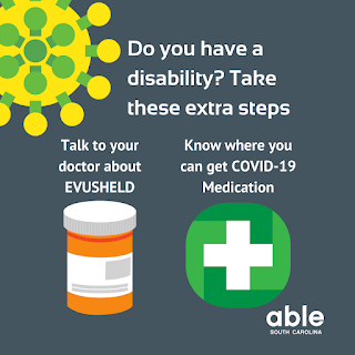 Do you have a disability? Take these extra steps. Poster image