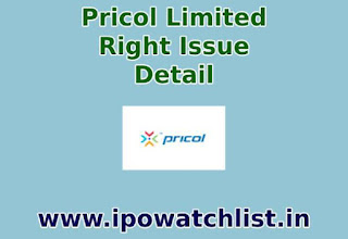 Pricol Limited Right issues