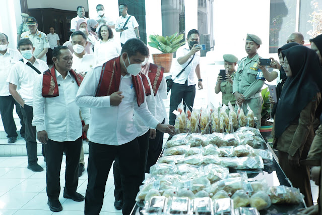 Tim Penilai Kecamatan Terbaik Tingkat Provsu Lakukan Penilaian di Kabupaten Asahan.