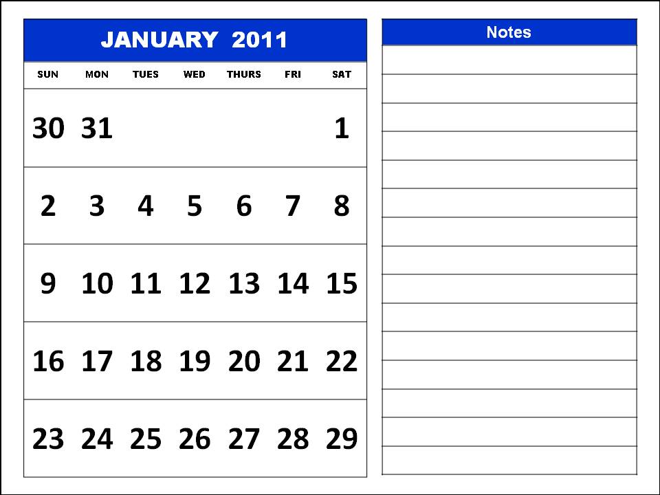 january 2012 printable calendar. Free Homemade Calendar 2011