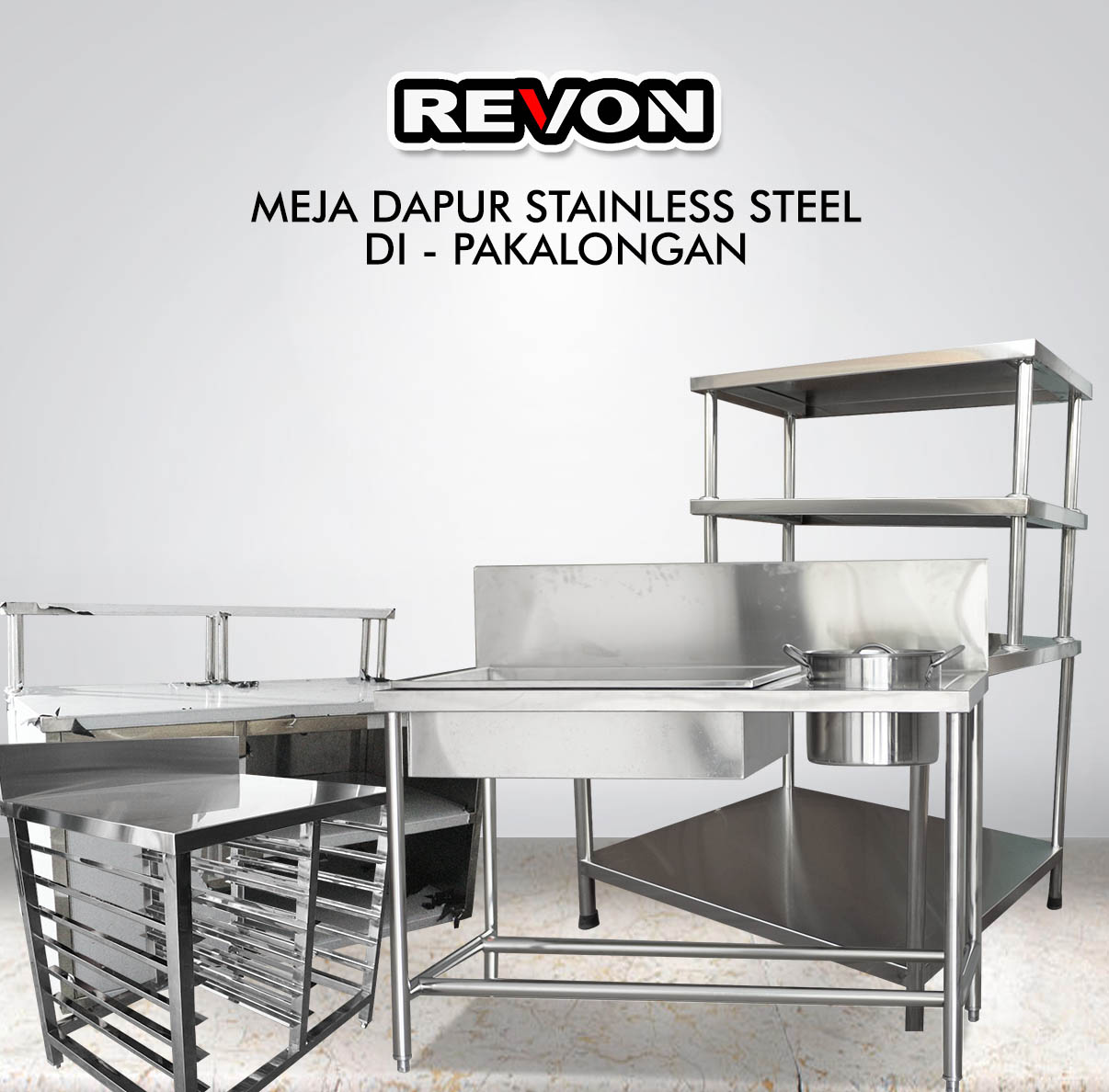  Jual Meja Dapur Stainless Steel di Pakalongan