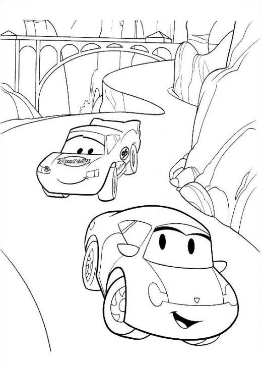 Cars Movie Coloring Pages