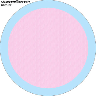 Pink and Light Blue: Free Printable Cupcake Wrappers and Toppers.