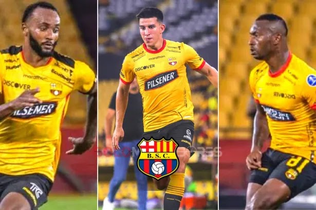 Renovados en BSC: Souza tres años y Gaibor con Perlaza una temporada mas.