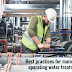 Best practices for maintaining and operating water treatment plants