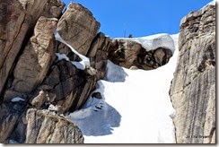 start of a ski run
