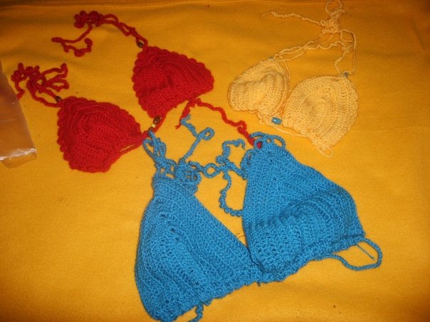 Bikinis a Crochet