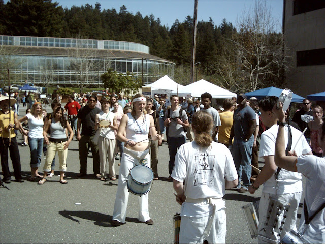 Humboldt State University Samba Parade Band performing Live On Campus in Arcata, California