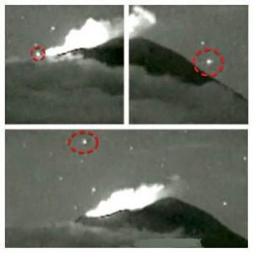 Ufos Captured Over Mexican Volcano